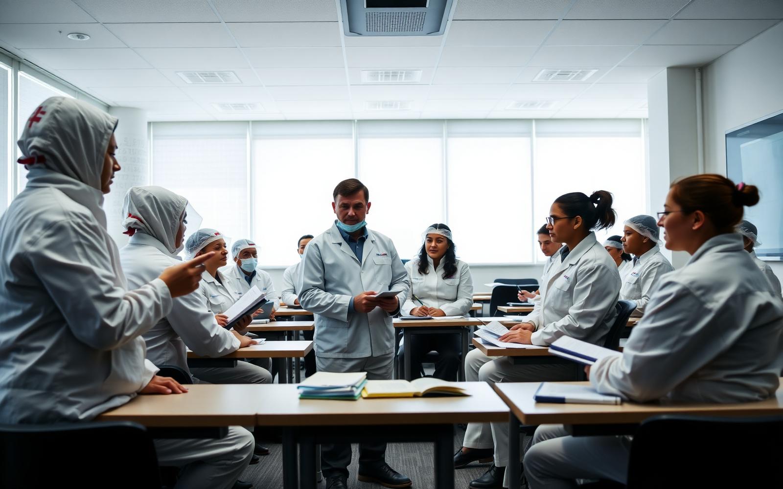 Pest control academy classroom